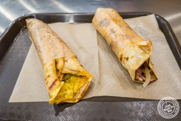 Order at Desi Grub, NYC, NY