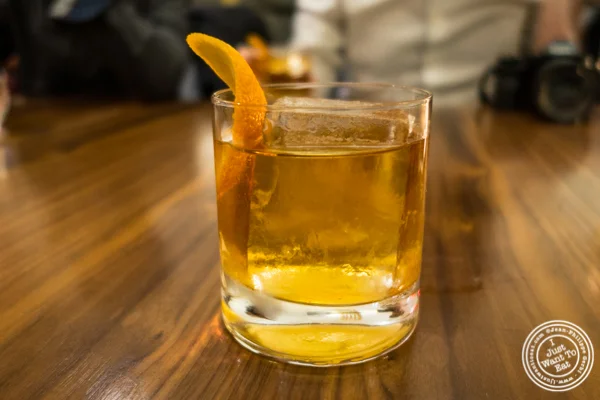 Smoke and Spice cocktail at Indian Accent in NYC, NY