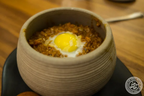 Soy keema at Indian Accent in NYC, NY