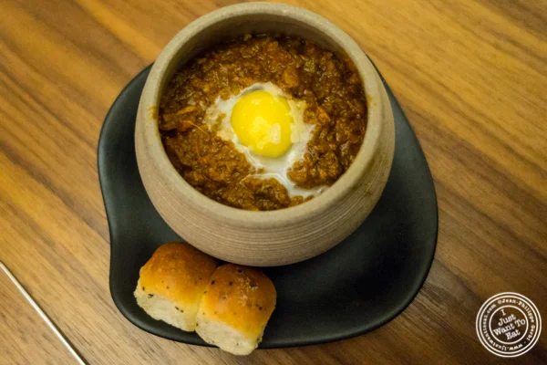 Soy keema at Indian Accent in NYC, NY