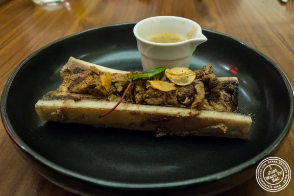 Bone marrow nihari at Indian Accent in NYC, NY
