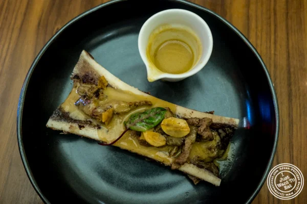 Bone marrow nihari at Indian Accent in NYC, NY