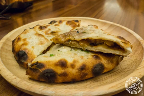 Hoisin duck kulcha at Indian Accent in NYC, NY