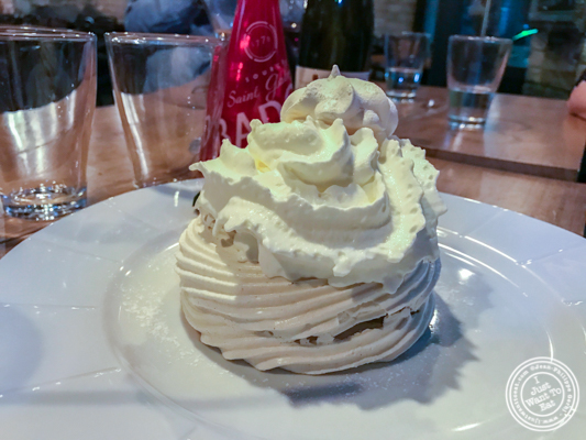 Pavlova at Gaudi Café in Grenoble, France