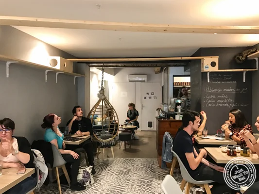 Dining room at Neko Cafe in Grenoble, France