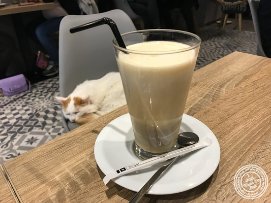 Latte Macchiato at Neko Cafe in Grenoble, France