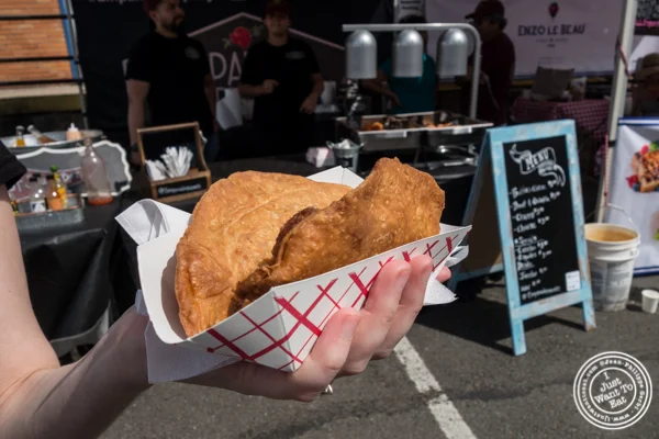 Empanadas from Empanada Papa at LIC Flea and Food Market 