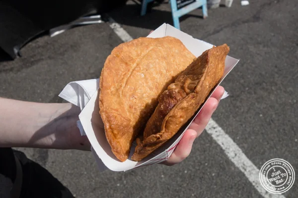 Empanadas from Empanada Papa at LIC Flea and Food Market