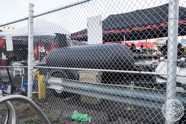 Smoker from Butcher Bar BBQ at LIC Flea and Food Market 