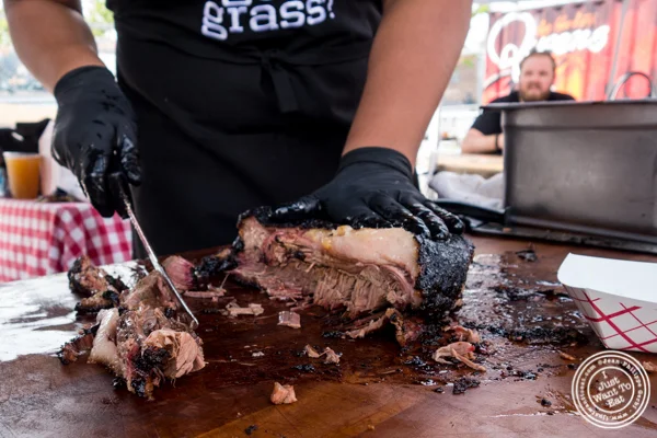 Brisket at Butcher Bar BBQ at LIC Flea and Food Market 