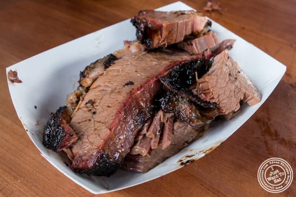 Brisket at Butcher Bar BBQ at LIC Flea and Food Market 