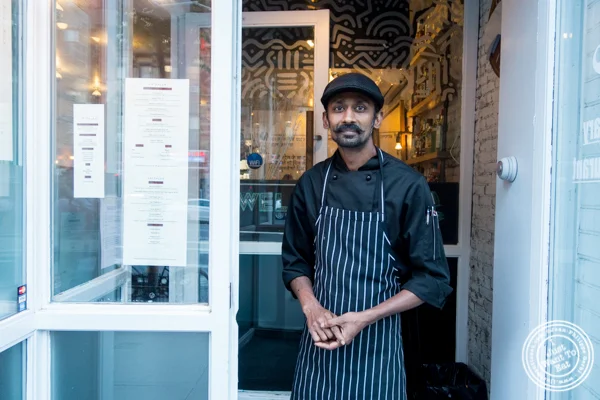 Chef Charles Mani from Badshah Modern Indian in Hell's Kitchen