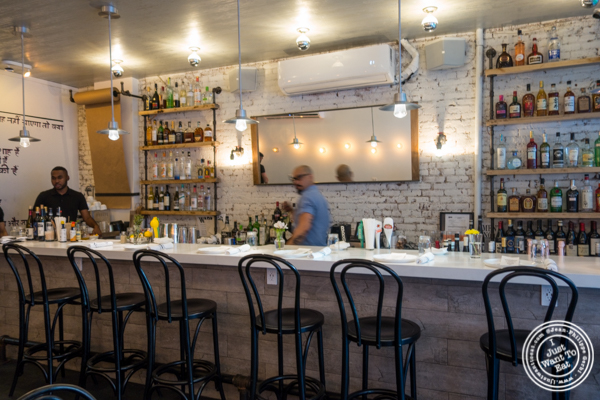 Bar at Badshah Modern Indian in Hell's Kitchen