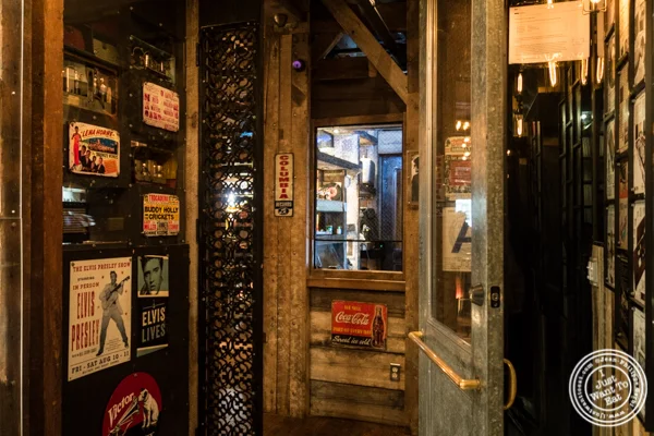 Entrance of Turntable LP Bar and Karaoke in K-Town, NYC
