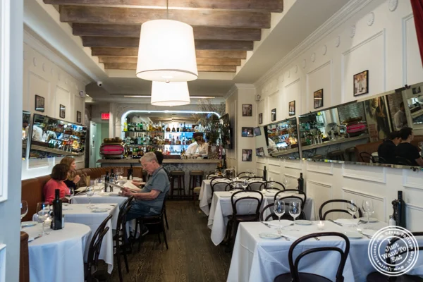 Dining room, first floor of Mamo NYC in Soho