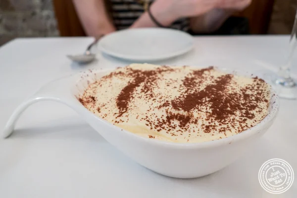Tiramisu at Mamo NYC in Soho