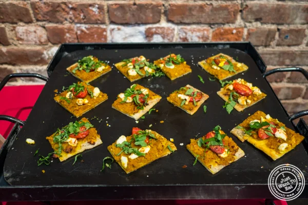 Grilled Indian spiced flatbread at The Grilling University with McCormick