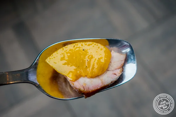 Brown sugar bourbon pork tenderloin with grilled peaches at The Grilling University with McCormick