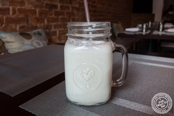 Sweet lassi at Mumbai Masala Indian Grill in Harlem
