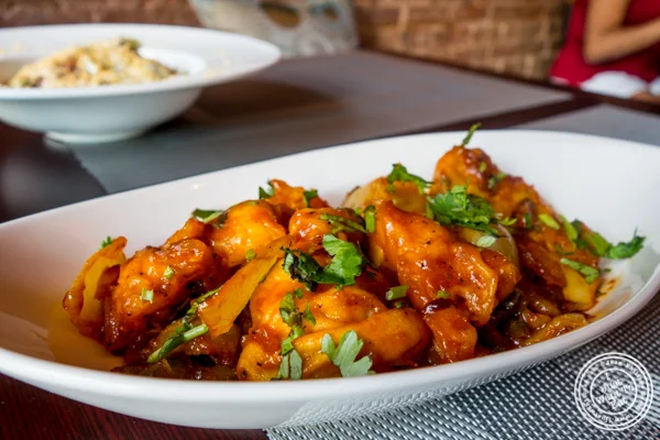Chili gobi at Mumbai Masala Indian Grill in Harlem