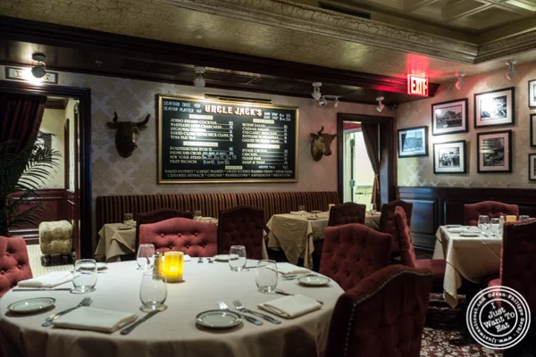 Dining room at Uncle Jack's Steakhouse in Midtown West , NYC