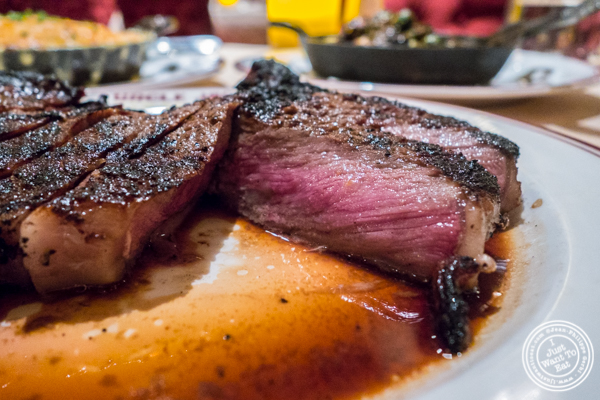 NY "Trump" strip steak at Uncle Jack's Steakhouse in Midtown West , NYC