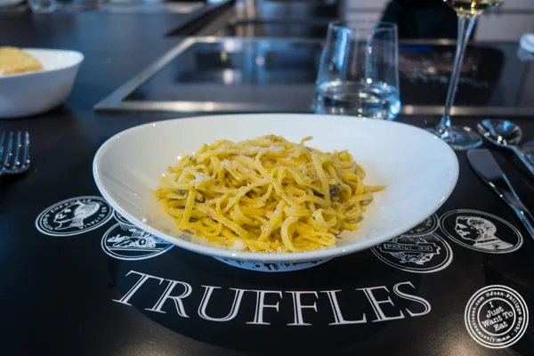 Chitarra alle spoletina at Urbani Truffle Lab in NYC, NY