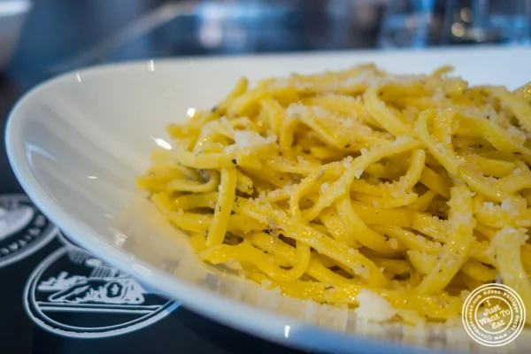 Chitarra alle spoletina at Urbani Truffle Lab in NYC, NY