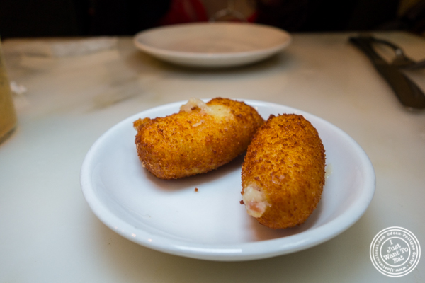 Croquettes at El Quinto Pino in Chelsea, NYC
