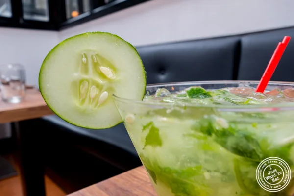 Kachumber cooler at Imli Urban Indian Food on the Upper East Side, NYC