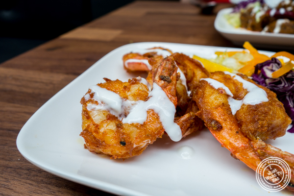 Shrimp koliwada at Imli Urban Indian Food on the Upper East Side, NYC