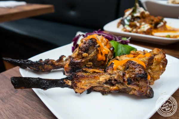 Imli lamb chops at Imli Urban Indian Food on the Upper East Side, NYC