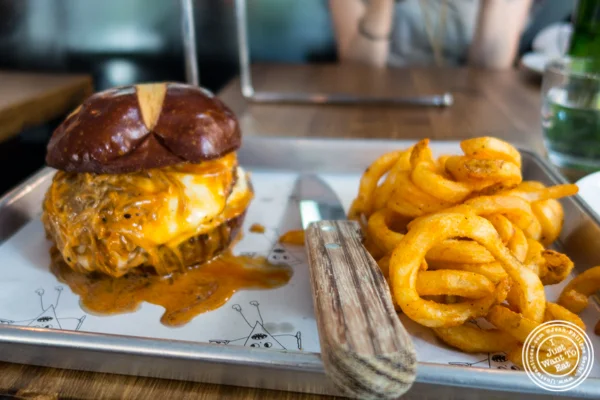 Emmy burger at Emily in The West Village