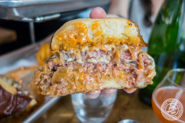 Emmy burger at Emily in The West Village