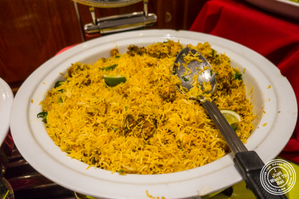 Chicken biryani at Vaibhav in Jersey City