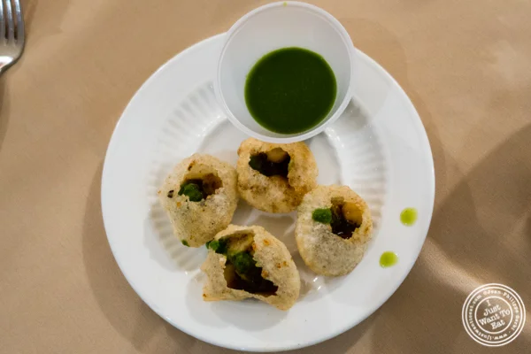 Dahi puri at Vaibhav in Jersey City