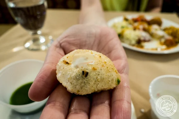 Dahi puri at Vaibhav in Jersey City