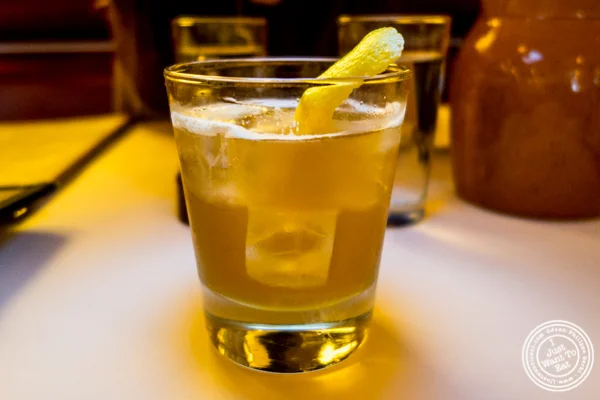 Old fashioned at Cherche Midi in Soho