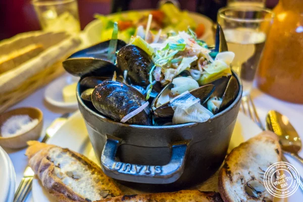 Bouchot mussels at Cherche Midi in Soho