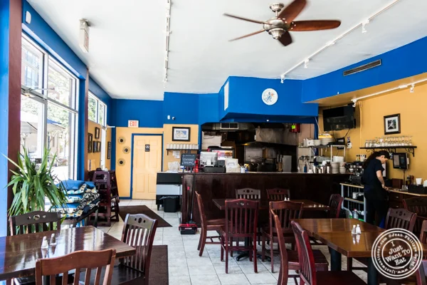 Dining room at Greek Town in Hoboken, NJ