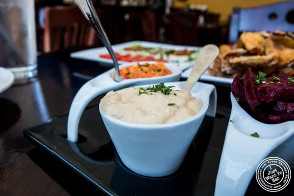 Hummus at Greek Town in Hoboken, NJ