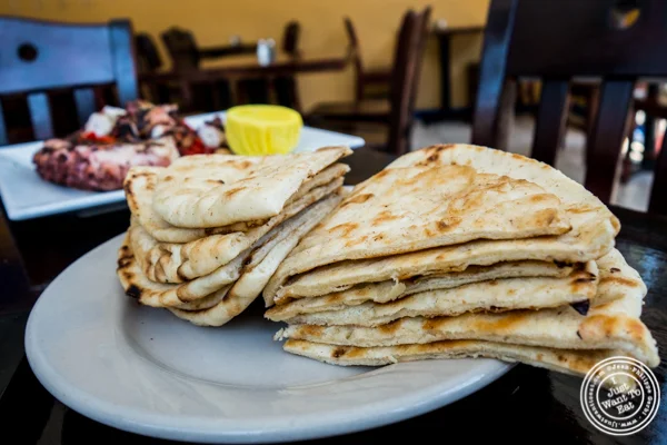 Pita at Greek Town in Hoboken, NJ