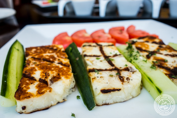 Haloumi cheese at Greek Town in Hoboken, NJ