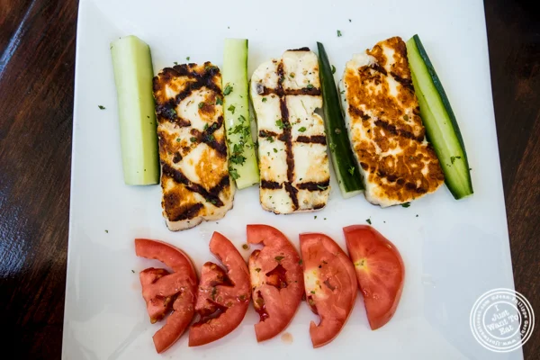 Haloumi cheese at Greek Town in Hoboken, NJ