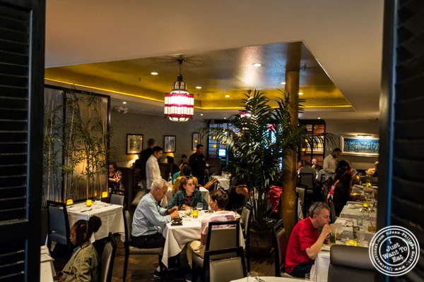 Dining room at Victor's Cafe in NYC, NY