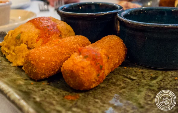 Croquetas corral at Victor's Cafe in NYC, NY