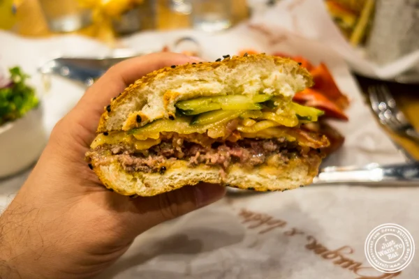 Burger at Burger and Lobster in NYC, NY