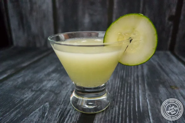 Cucumber cooler with Gringo Bandito Hot Sauce