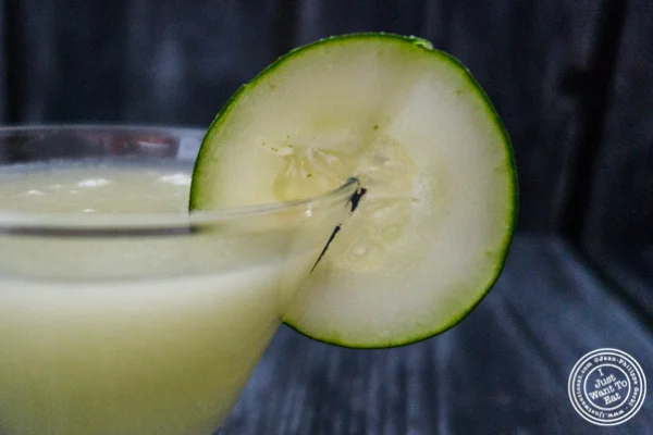 Cucumber cooler with Gringo Bandito Hot Sauce
