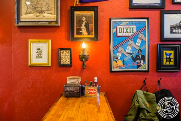 Decor at The Gumbo Bros in Brooklyn